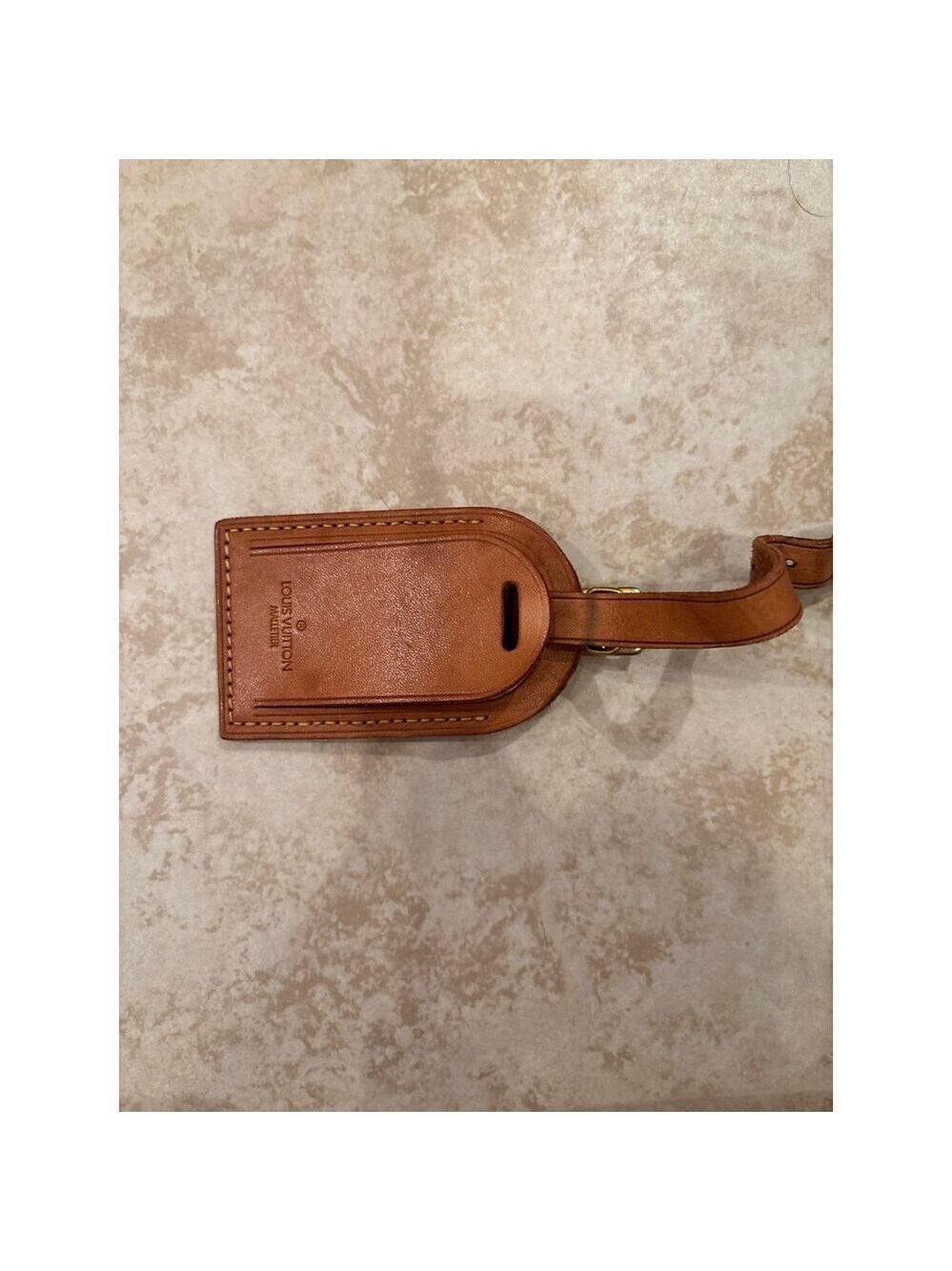 LV luggage tag
